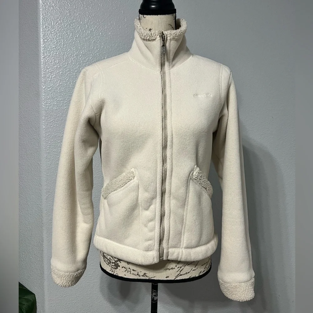 Patagonia synchilla windzone Jacket size Small offwhite - Picture 6 of 7
